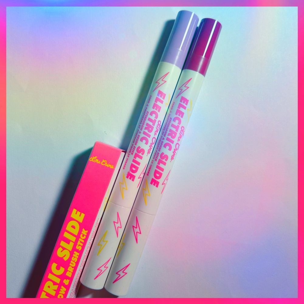 Lime Crime Electric Slide Eyeshadow and Brush Stick Duo Set / As If and Whatever